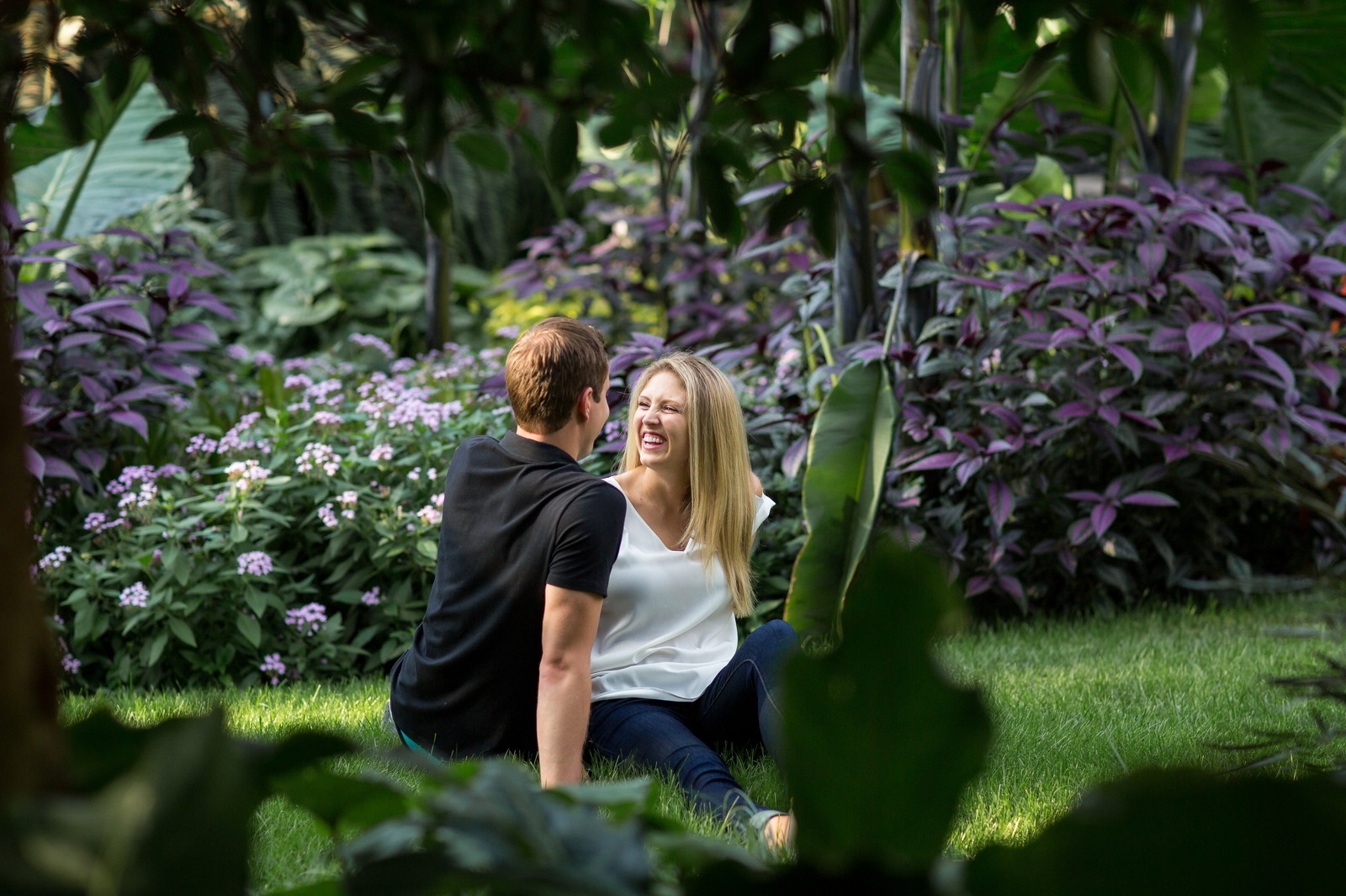 Longwood Gardens Kennett Square Engagement Photography